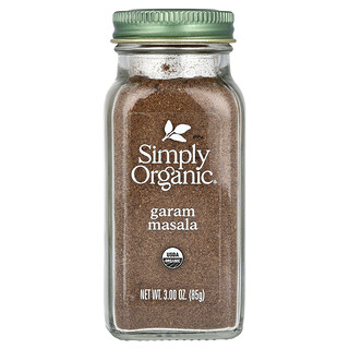 سيمبلي أورغانيك‏, Garam Masala ، 3 أونصات (85 جم)