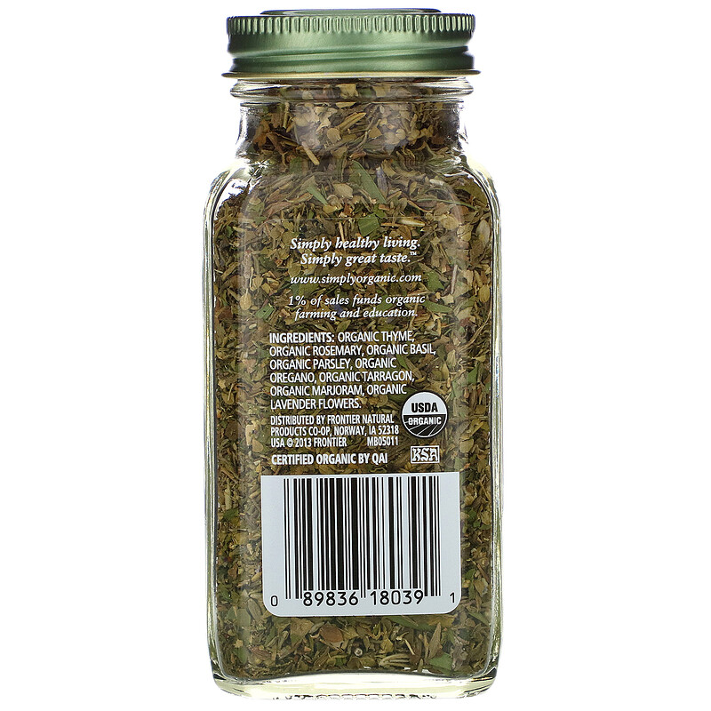 Simply Organic, Herbes De Provence, 1.00 oz (28 g) iHerb