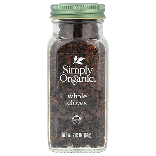 Simply Organic, Chiodi di garofano interi, 58 g