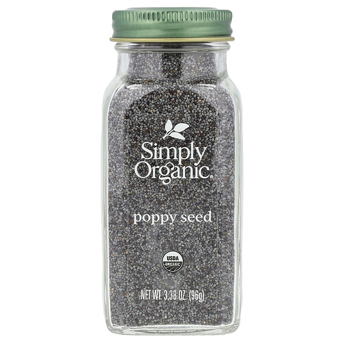 Simply Organic Poppy Seed, 3.38 oz (96 g)