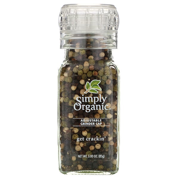 Simply Organic, Get Crackin, 胡椒の実ミックス, 3.00 oz (85 g)