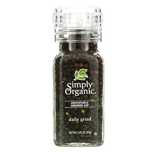Отзывы о Симпли Органик, Daily Grind, Black Peppercorn, 2.65 oz (75 g)