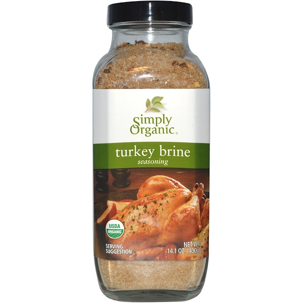 Simply Organic, Turkey Brine Seasoning, 14.1 oz (400 g) (Discontinued Item) 