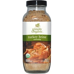 Отзывы о Симпли Органик, Turkey Brine Seasoning, 14.1 oz (400 g)