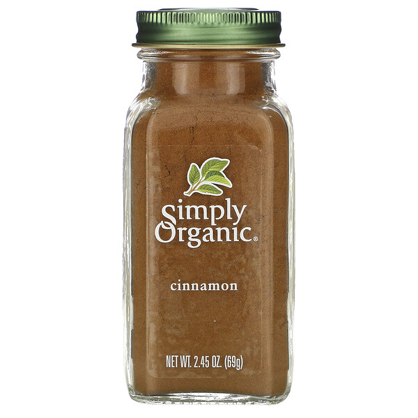 Simply Organic‏, قرفة، 2.45 أونصة (69 جم)