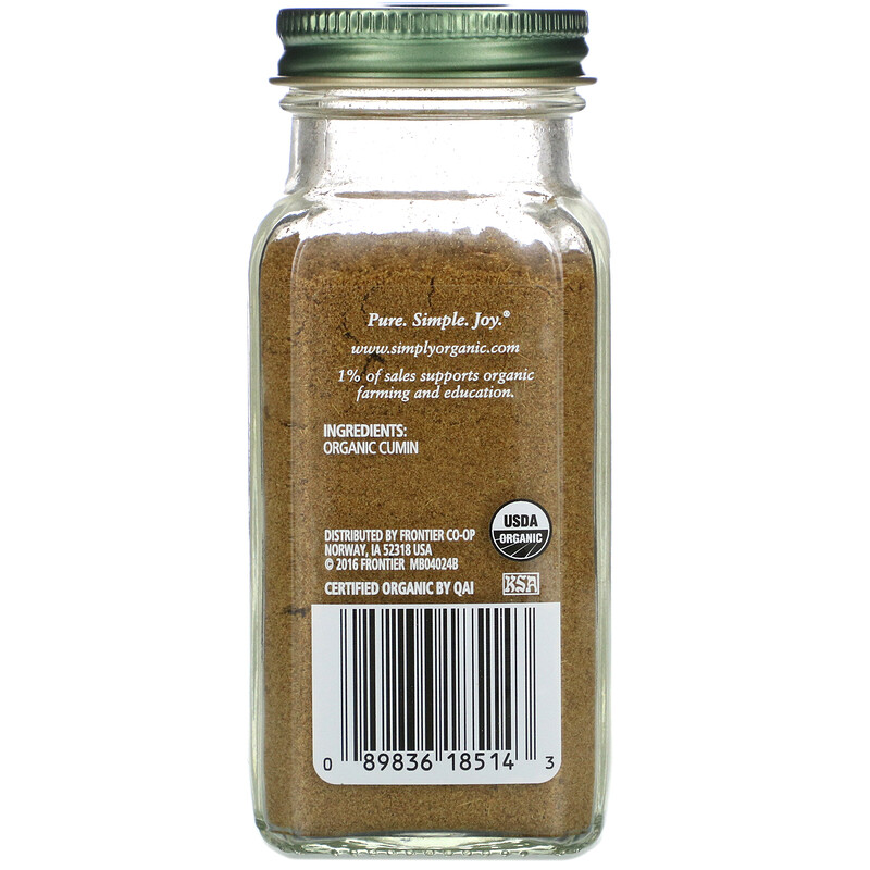 Simply Organic, Cumin, 2.31 oz (65 g) iHerb
