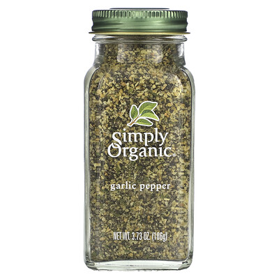 

Simply Organic Garlic Pepper 3.73 oz (106 g)