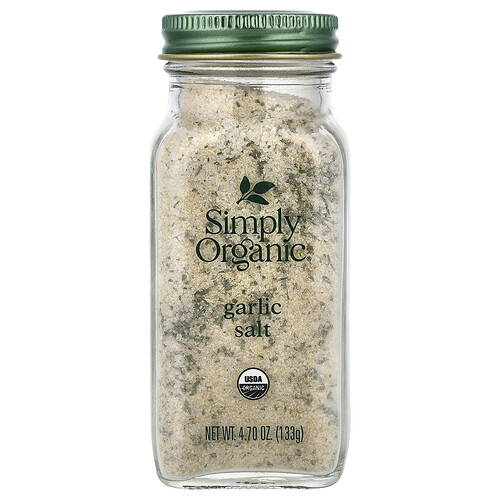 Simply Organic, Garlic Salt, 4.7 oz (133 g)