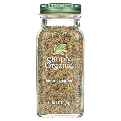 

Simply Organic Lemon Pepper 3.17 oz (90 g)