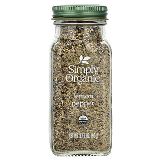 Simply Organic, Лимонный перец, 90 г (3,17 унции)