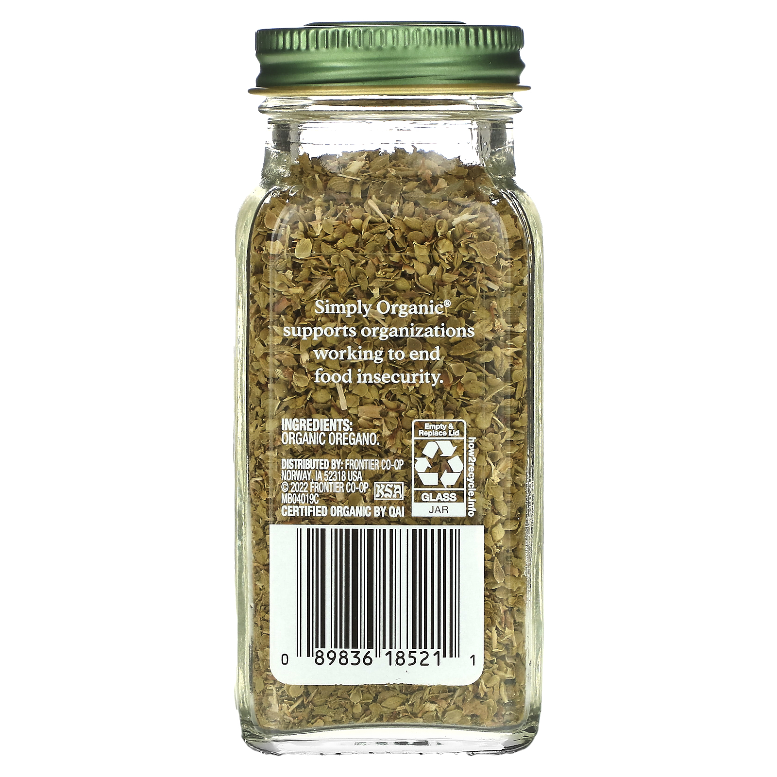 Spicely Organics Premium Organic Oregano (Pack of 3 - 0.4 Oz. ea)