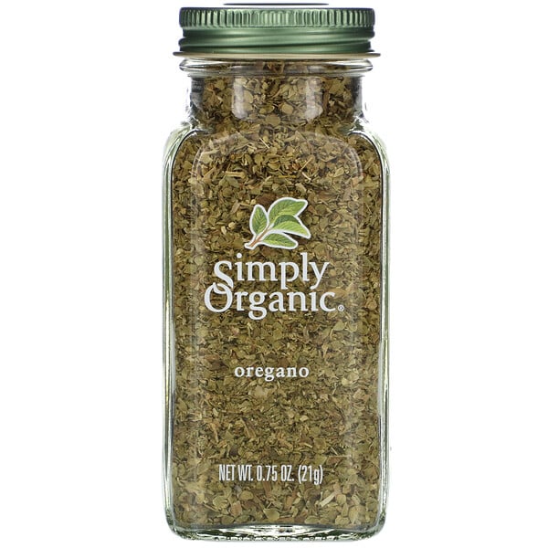Simply Organic, Oregano, 0.75 oz (21 g)
