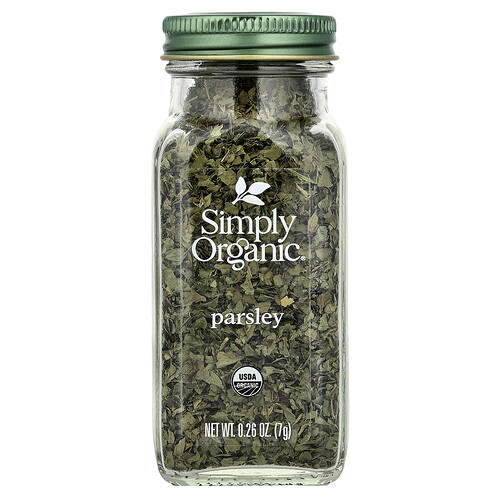 Simply Organic, Perejil, 7 g (0,26 oz)