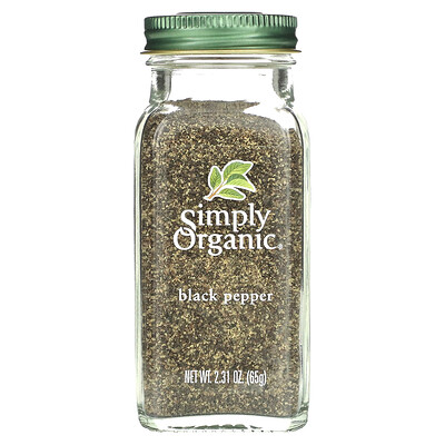 

Simply Organic Black Pepper 2.31 oz (65 g)