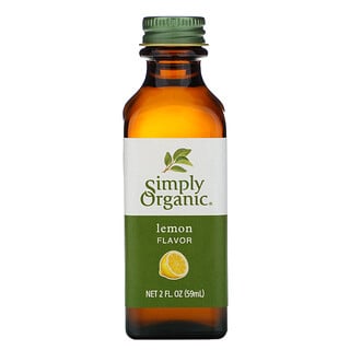Simply Organic, 檸檬香精，2液體盎司（59毫升）