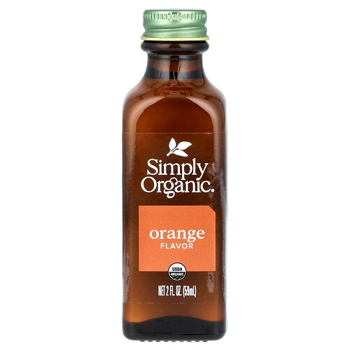 Simply Organic, Orange Flavor, Orangengeschmack, 59 ml (2 fl. oz.)