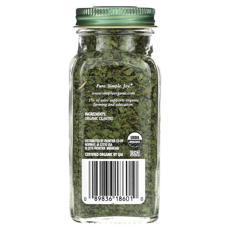 Simply Organic, Cilantro, 0.78 oz (22 g)