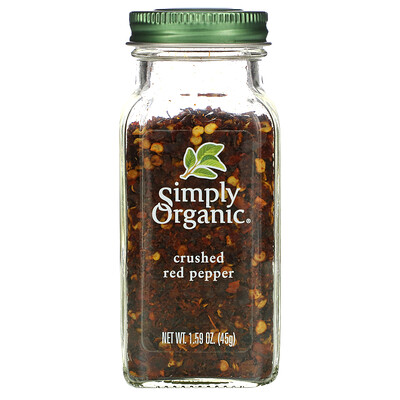 

Simply Organic Crushed Red Pepper 1.59 oz (45 g)