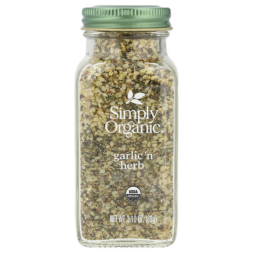 Simply Organic, Knoblauch & Kraut, 3,10 oz (88 g)