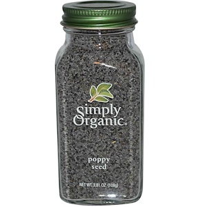 Отзывы о Симпли Органик, Poppy Seed, 3.81 oz (108 g)