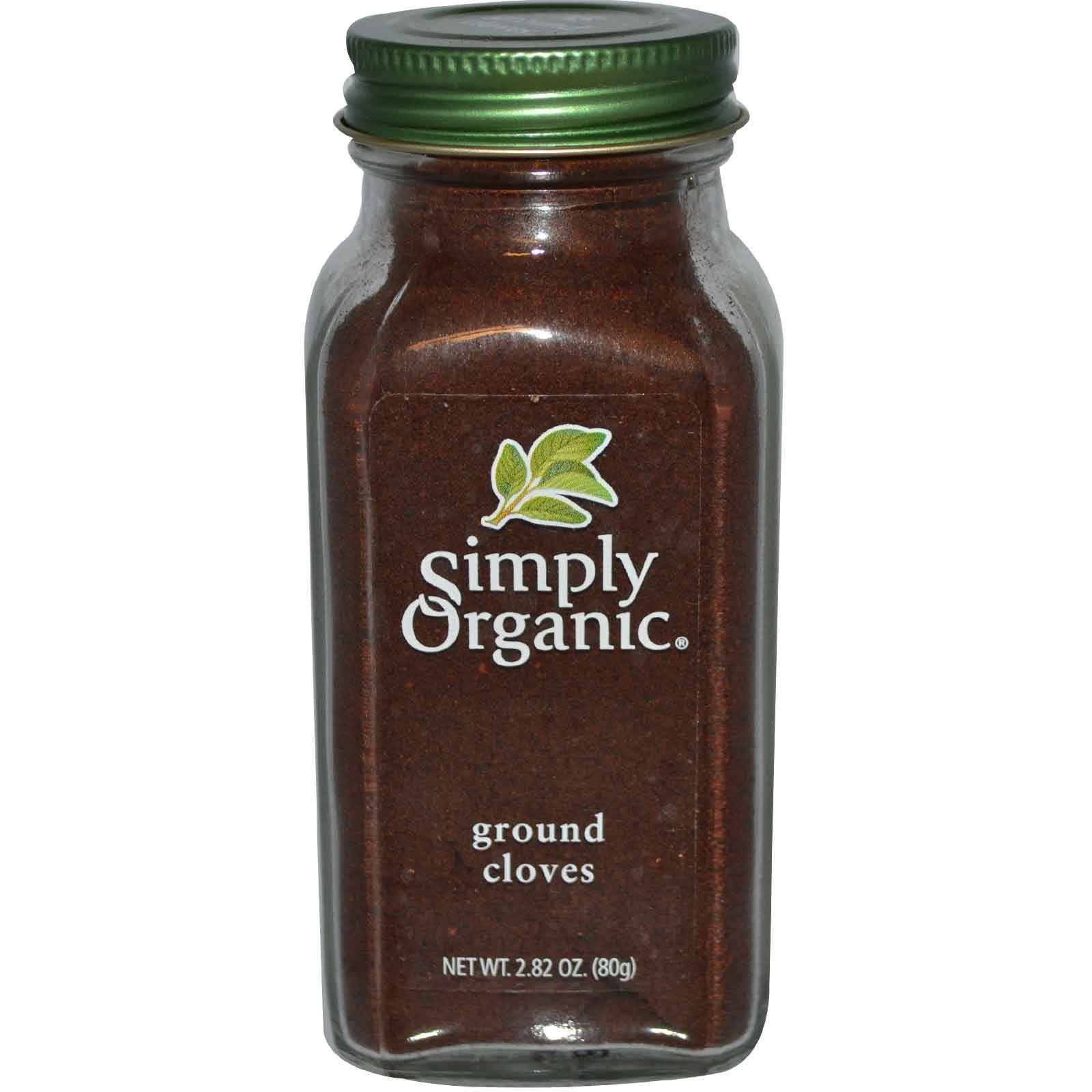 Simply Organic, Ground Cloves, 2.82 oz (80 g)