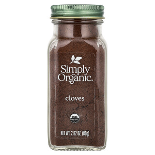 Simply Organic, Chiodi di garofano, macinati, 80 g