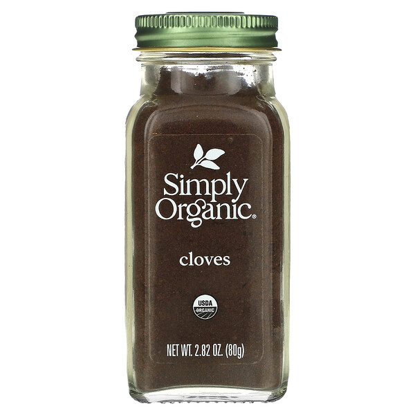 Simply Organic‏, Ground Cloves, 2.82 oz (80 g)