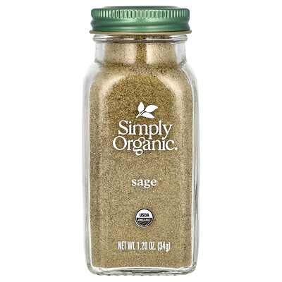Simply Organic  Sage  1.2 oz (34 g)