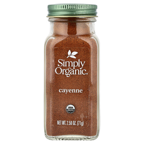 Simply Organic, Cayenne, 71 g (2,5 oz.)
