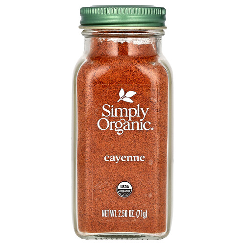 Simply Organic Cayenne, 2.5 oz (71 g)