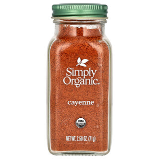 Simply Organic, Piment de Cayenne, 71 g