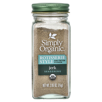 Product Image for Simply Organic, Rotisserie Style Seasoning, Jerk, 2.65 oz (75 g)