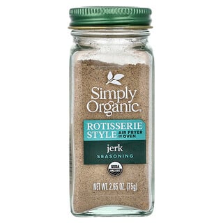 Simply Organic, Çevirme Tarzı Baharat, Jerk, 2,65 oz (75 g)