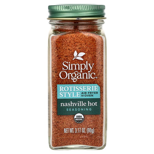 Simply Organic Simply Organic, Rotisserie Style Seasoning, Nashville Hot, 3.17 oz (90 g)