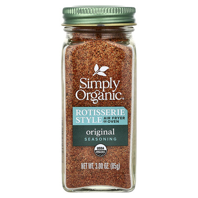 Simply Organic, Condimento estilo rostizado, Original, 85 g (3 oz)