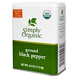 Simply Organic, Молотый черный перец, 4 унции (113,4 г) отзывы