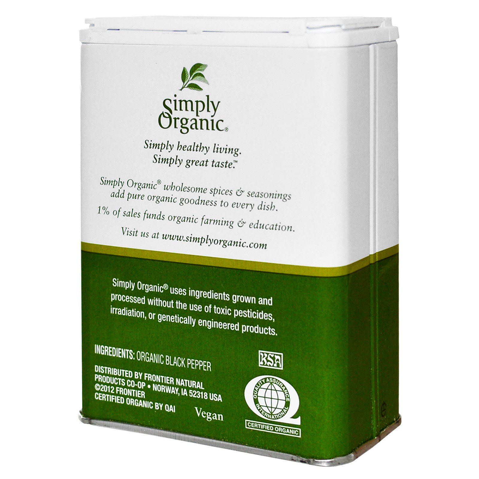 Simply Organic, Ground Black Pepper, 4 oz (113.4 g) iHerb