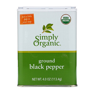 Отзывы о Симпли Органик, Ground Black Pepper, 4 oz (113.4 g)