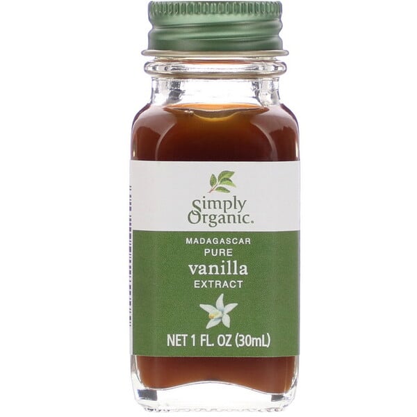 Simply Organic, Madagascar Pure Vanilla Extract, reiner Vanilleextrakt, 30 ml (1 fl. oz.)