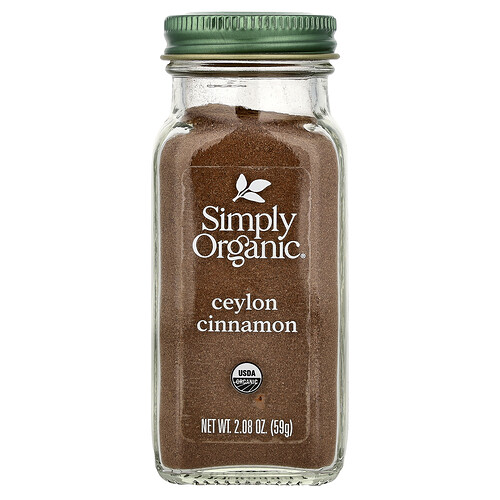 Simply Organic, Canela orgánica de Ceilán, 2,08 oz (59 g)