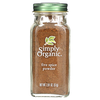 

Simply Organic Порошок Five Spice, 2.01 унции (57 г)