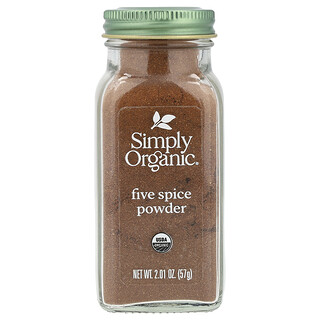Simply Organic, Cinco especias en polvo, 2,01 onzas (57 g)