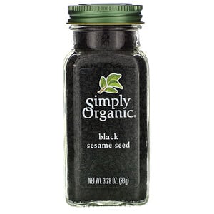 Отзывы о Симпли Органик, Organic, Black Sesame Seed, 3.28 oz (93 g)