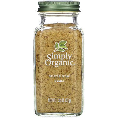 Simply Organic Органические, питательные дрожжи, 1,32 унц. (37 г)