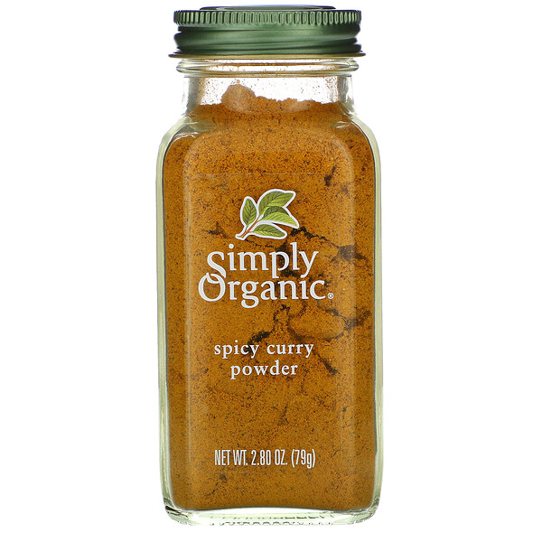 Simply Organic, Curry picante en polvo, 79 g (2,80 oz)