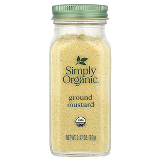 Simply Organic, Organic Ground Mustard, 2.47 oz (70 g)
