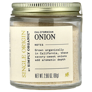 Simply Organic, Oignon de Californie d'origine unique, 81 g