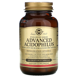 Солгар, Advanced Acidophilus, 100 Vegetable Capsules отзывы