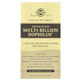 Solgar, Advanced Multi-Billion Dophilus®, 60 pflanzliche Kapseln