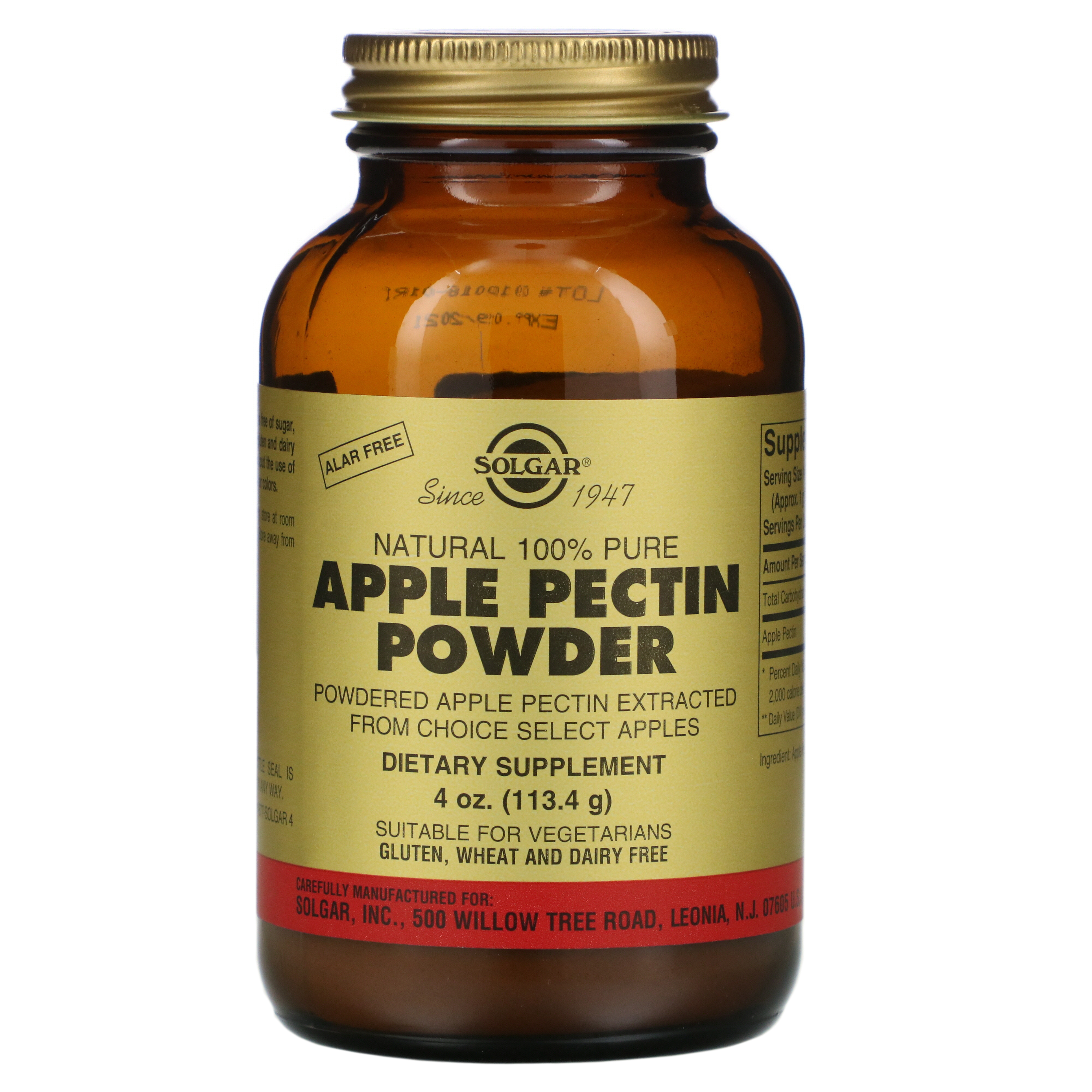 Solgar, Apple Pectin Powder, 4 oz (113.4 g) iHerb